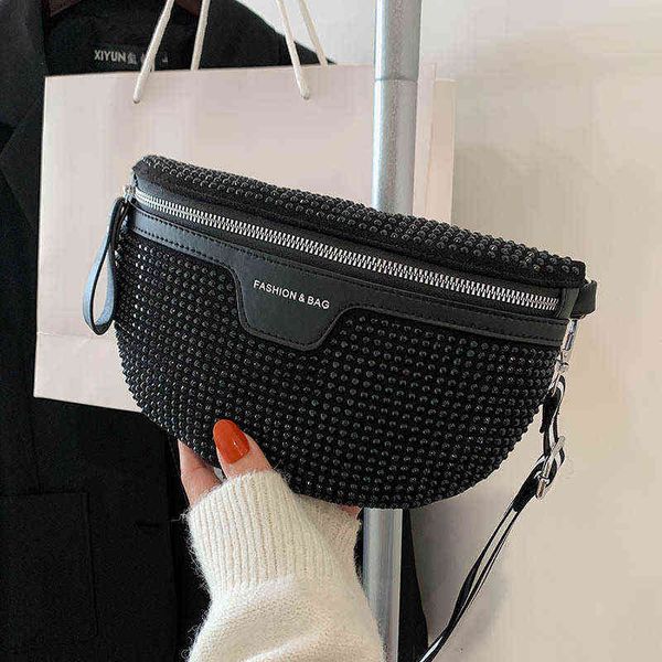 belt bag personalized female bright diamond chest fashionable one shoulder messenger bag dumpling waist bag 220712
belt bag personalized female bright diamond chest fashionable one shoulder messenger bag dumpling waist bag 220712