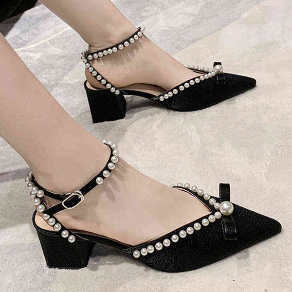 sandals elegant pearls pumps women 2022 spring string bead ankle strap high heels shoes woman be toe thick heel party 220419, Black
sandals elegant pearls pumps women 2022 spring string bead ankle strap high heels shoes woman be toe thick heel party 220419, Black