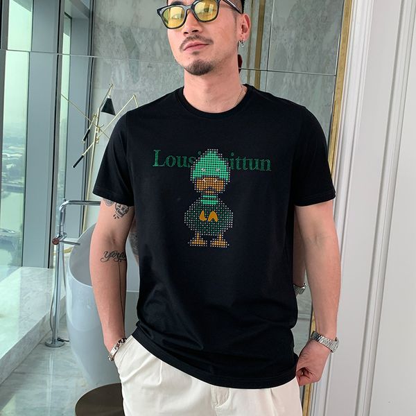 summer trend men's t-shirts 2022 new popular cartoon duckling printing design short sleeve round neck slim fit half sleeve tees large b, White;black
summer trend men's t-shirts 2022 new popular cartoon duckling printing design short sleeve round neck slim fit half sleeve tees large b, White;black