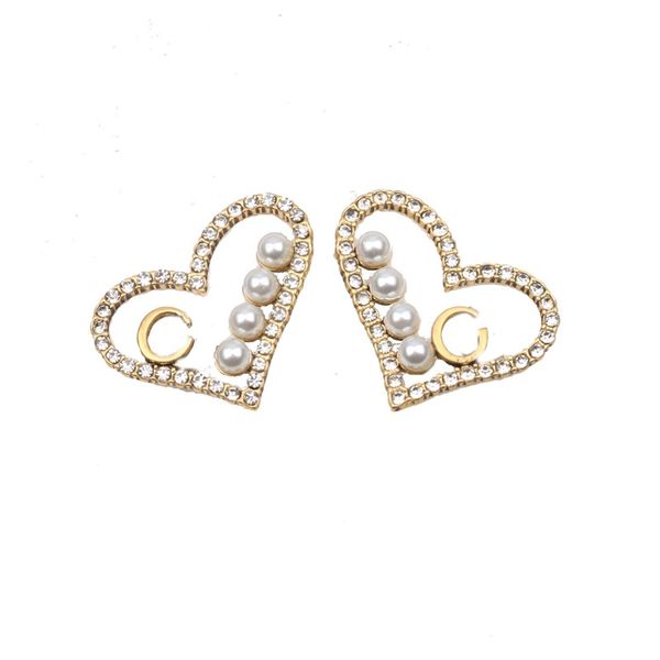 vintage gold plated luxury brand designers letters stud geometric famous women heart crystal rhinestone pearl earring wedding jewerlry h1, Golden;silver
vintage gold plated luxury brand designers letters stud geometric famous women heart crystal rhinestone pearl earring wedding jewerlry h1, Golden;silver