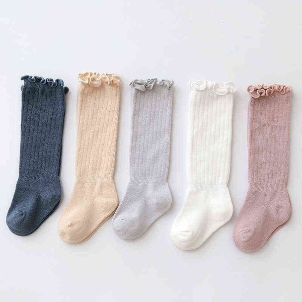 newborn baby girls socks high knee breathable toddler soft cotton long antislip accessories kids infants l220716, Pink;yellow
newborn baby girls socks high knee breathable toddler soft cotton long antislip accessories kids infants l220716, Pink;yellow