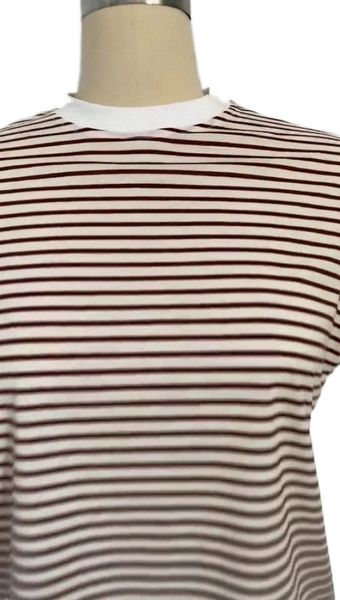 cross-border women's casual crewneck short sleeve jacket european station european and american stripe temperament commuter short sleev, White
cross-border women's casual crewneck short sleeve jacket european station european and american stripe temperament commuter short sleev, White