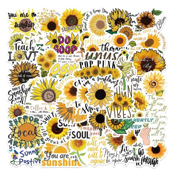 new 50pcs sunflower inspirational quotes phrases stickers graffiti diy office study room lapluggage guitar scrapbook toy decal
new 50pcs sunflower inspirational quotes phrases stickers graffiti diy office study room lapluggage guitar scrapbook toy decal