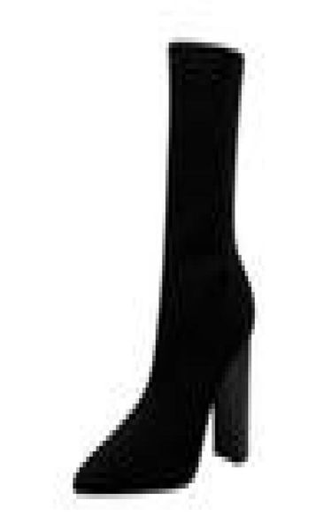women socks boots autumn winter womens shoes knitted elastic letter martin boot thick high-heels1280850, Black
women socks boots autumn winter womens shoes knitted elastic letter martin boot thick high-heels1280850, Black