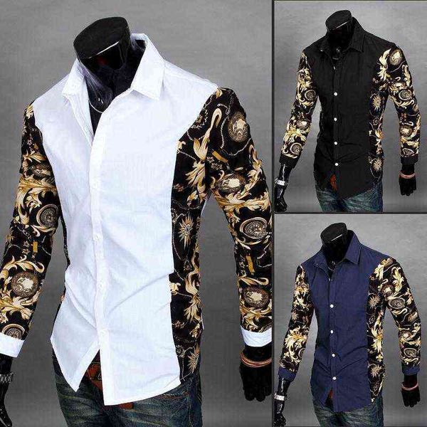 wholesale- new 2016 black and gold dress shirts baroque printed white shirt men summer outfits camisas slim fit chemise clothes china, White;black
wholesale- new 2016 black and gold dress shirts baroque printed white shirt men summer outfits camisas slim fit chemise clothes china, White;black