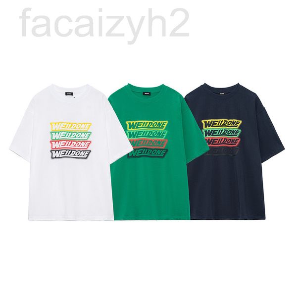 men's t-shirts designer 2022 early spring new we11done chest rainbow bullet screen contrast letters casual couple short sleeve t-shirt, White;black
men's t-shirts designer 2022 early spring new we11done chest rainbow bullet screen contrast letters casual couple short sleeve t-shirt, White;black