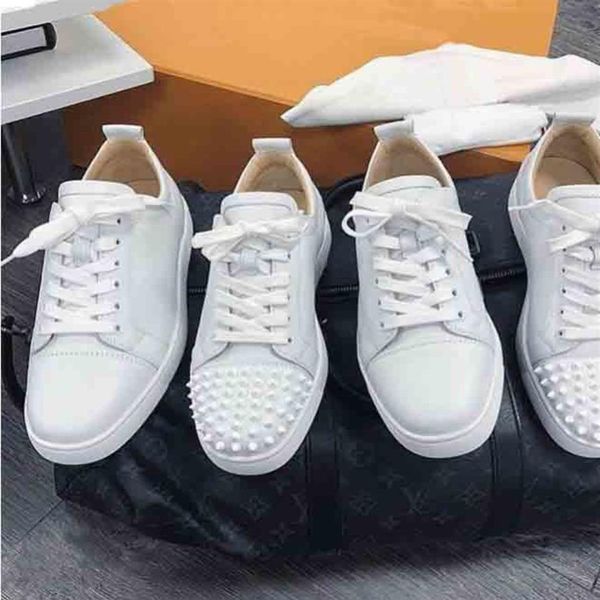 whole red soles shoes junior spikes orlato men's flat suede leather reds bottom sneaker studded red-sole shoes rivets cla2123, Black
whole red soles shoes junior spikes orlato men's flat suede leather reds bottom sneaker studded red-sole shoes rivets cla2123, Black