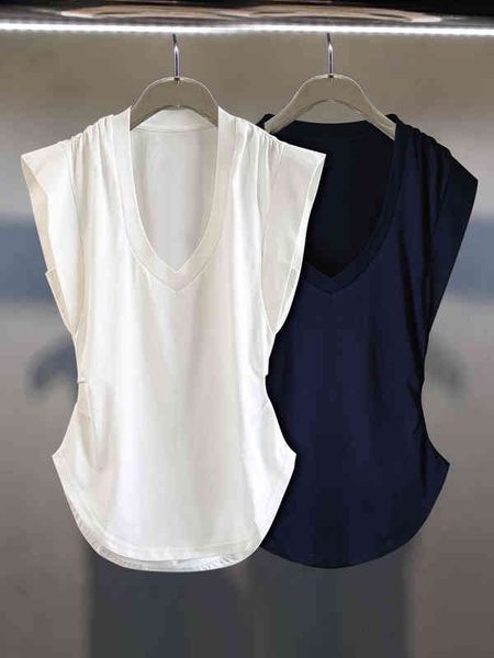 women's t-shirt dangjia spring and summer sleeveless v-neck lap shoulder slim fit cotton t-shirt women's vest, White
women's t-shirt dangjia spring and summer sleeveless v-neck lap shoulder slim fit cotton t-shirt women's vest, White