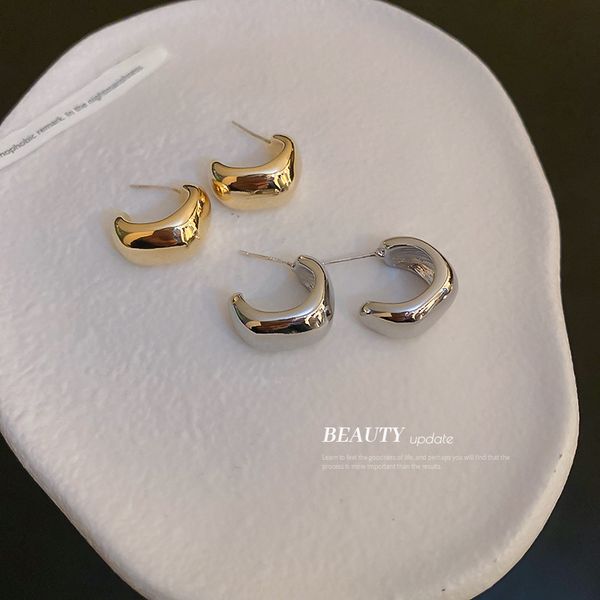 gold plated 925 silver needle c- shaped earrings korean ins minority simple stud earrings graceful personality high-grade eardrop, Golden
gold plated 925 silver needle c- shaped earrings korean ins minority simple stud earrings graceful personality high-grade eardrop, Golden