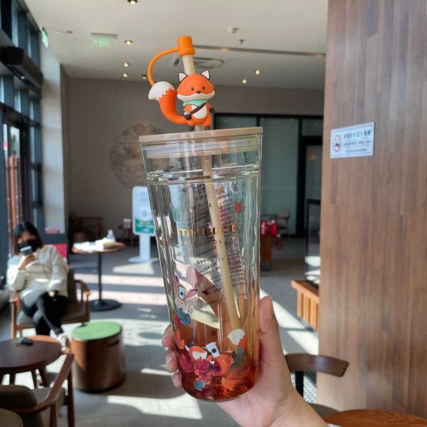 starbucks cup mid autumn festival cute rabbit fox autumn leaves double glass straw large capacity drinking0obb
starbucks cup mid autumn festival cute rabbit fox autumn leaves double glass straw large capacity drinking0obb