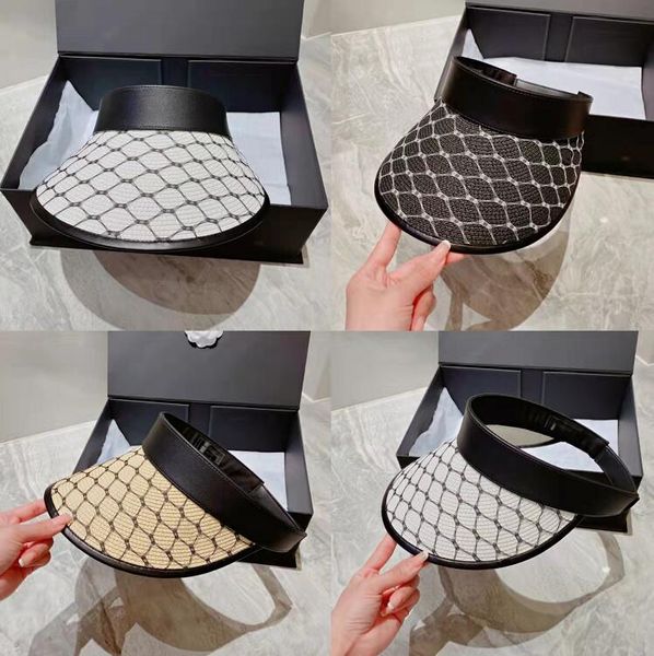 designer lady empty visor caps luxury adjustable weave sun hat three colour fashion outdoor golf tennis sand beach sunbonnet, Blue;gray
designer lady empty visor caps luxury adjustable weave sun hat three colour fashion outdoor golf tennis sand beach sunbonnet, Blue;gray