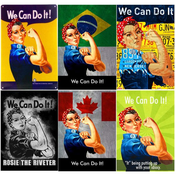 we can do it vintage metal plates pub wall painting home decor bar tin signs girl art poster beauty decoration 20*30cm a355
we can do it vintage metal plates pub wall painting home decor bar tin signs girl art poster beauty decoration 20*30cm a355