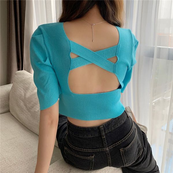 women's t-shirt hollow out t shirt women knitted tshirt solid color o-neck short elastic sleeve slim basic chic summer t-shirt, White
women's t-shirt hollow out t shirt women knitted tshirt solid color o-neck short elastic sleeve slim basic chic summer t-shirt, White
