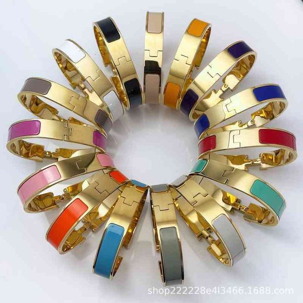 2022 new aijia h letter bracelet enamel titanium steel stainless is popular for men and women, White
2022 new aijia h letter bracelet enamel titanium steel stainless is popular for men and women, White