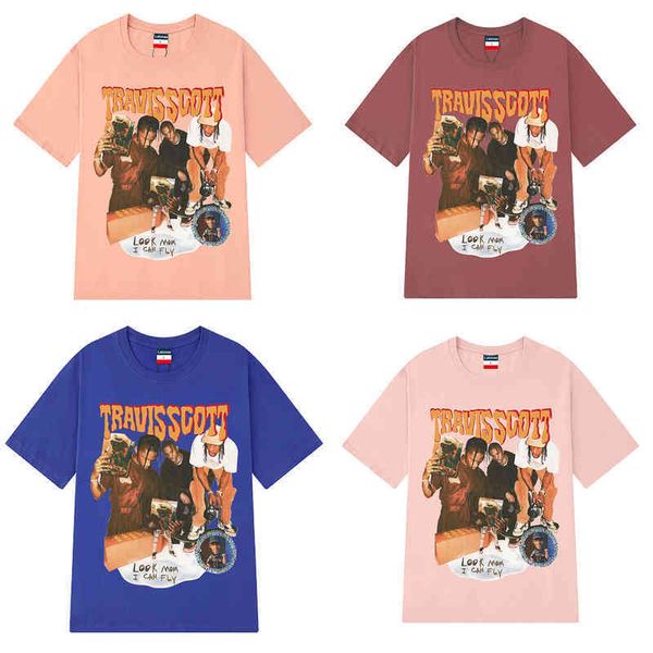designer travis t shirt high street hip hop singer portrait printed loose round neck trend oversized vintage white plain fashion scott tshir, White;black
designer travis t shirt high street hip hop singer portrait printed loose round neck trend oversized vintage white plain fashion scott tshir, White;black