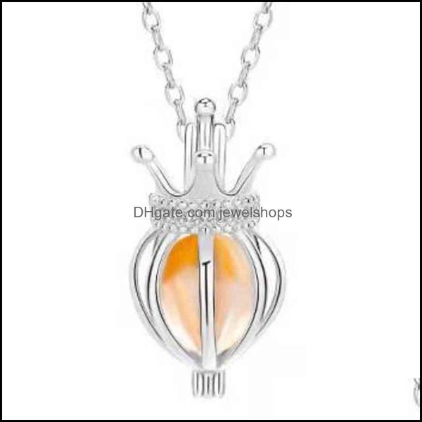 pendant necklaces 925 sterling sier water drop crown necklace cage hollowed cone ball essential oil aromatherapy pearl loc jewelshops dhebg, Silver
pendant necklaces 925 sterling sier water drop crown necklace cage hollowed cone ball essential oil aromatherapy pearl loc jewelshops dhebg, Silver