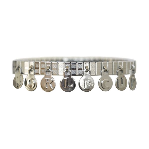 metallic elastic strap bracelet letters wafer fashion design female temperament joker bracelet adorn article, Golden;silver
metallic elastic strap bracelet letters wafer fashion design female temperament joker bracelet adorn article, Golden;silver