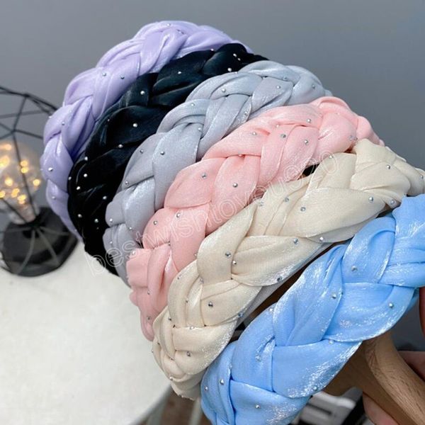fashion women wide-brimmed headband sweet light color handmade braided hair sticks femme casual turban girls hair accessories, Silver
fashion women wide-brimmed headband sweet light color handmade braided hair sticks femme casual turban girls hair accessories, Silver