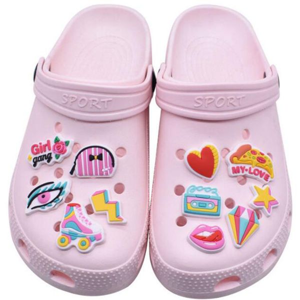 instock colorfuls croc charms cartoon shoe accessories diy decoration buckle fast ship, White;pink
instock colorfuls croc charms cartoon shoe accessories diy decoration buckle fast ship, White;pink
