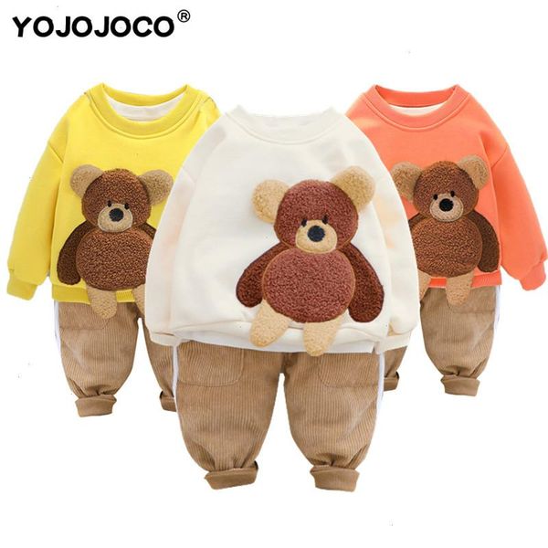 baby boy clothes autumn sets and winter childrens suit cartoon bear sweater plus velvet warm corduroy slacks girl 2piece, White
baby boy clothes autumn sets and winter childrens suit cartoon bear sweater plus velvet warm corduroy slacks girl 2piece, White