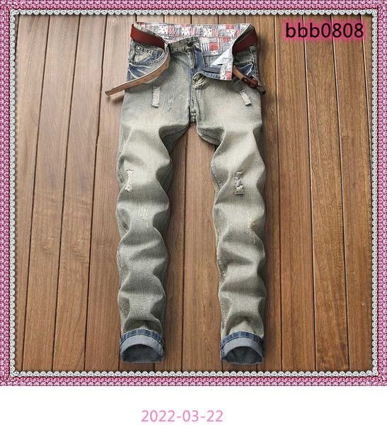 men's jeans mens denim jogging pants men distressed trousers large size cool boys designer ripped fashion, Blue
men's jeans mens denim jogging pants men distressed trousers large size cool boys designer ripped fashion, Blue