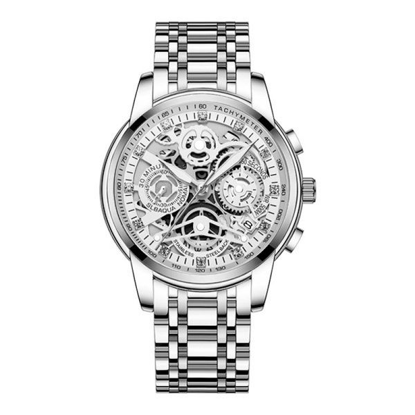 fashionable men's watch hollow quartz watch waterproof non mechanical explosion a2, Slivery;brown
fashionable men's watch hollow quartz watch waterproof non mechanical explosion a2, Slivery;brown