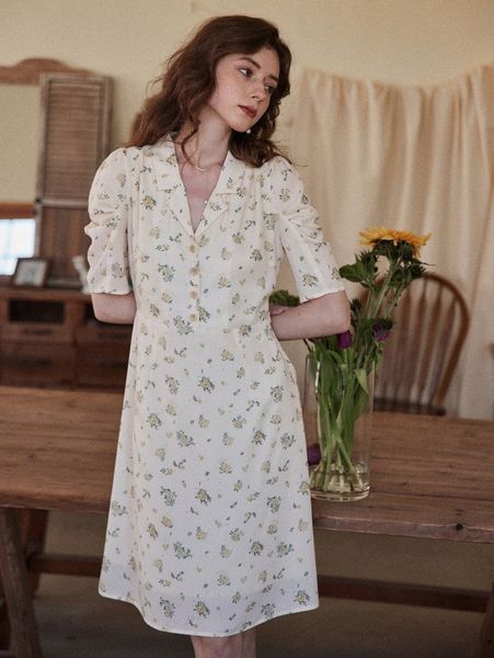 simple retro floral print puff sleeve tie back dress z9ih#, Black;gray
simple retro floral print puff sleeve tie back dress z9ih#, Black;gray