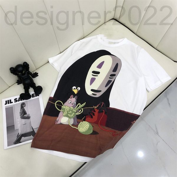 women's t-shirt designer sharp goods high-end net red early spring thousands of cartoon embroidery printing loose short sleeve t-shirt, White
women's t-shirt designer sharp goods high-end net red early spring thousands of cartoon embroidery printing loose short sleeve t-shirt, White