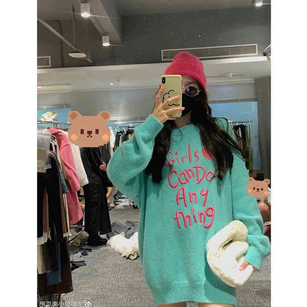 women's knits & tees foreign style lazy sweater women's autumn and winter contrast letter embroidery pullover long sleeve loose ca, White
women's knits & tees foreign style lazy sweater women's autumn and winter contrast letter embroidery pullover long sleeve loose ca, White