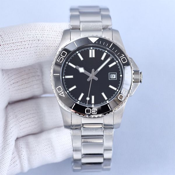 classic mens watch automatic mechanical watches 41mm for men fashion wristwatches business wristwatch stainless steel montre de luxe, Slivery;brown
classic mens watch automatic mechanical watches 41mm for men fashion wristwatches business wristwatch stainless steel montre de luxe, Slivery;brown