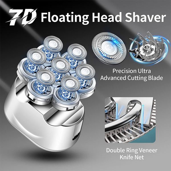 7-blade grooming electric shaver facial body 6in1 electric razor men wet dry hair beard bald head shaving machine rechargeable p
7-blade grooming electric shaver facial body 6in1 electric razor men wet dry hair beard bald head shaving machine rechargeable p