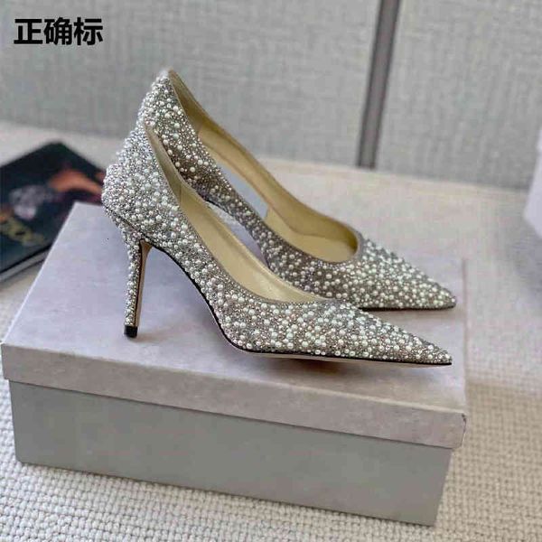 dress shoes high version pearl pointed high heels thin heel crystal bride wedding shoes leather women's banquet single p1rl, Black
dress shoes high version pearl pointed high heels thin heel crystal bride wedding shoes leather women's banquet single p1rl, Black