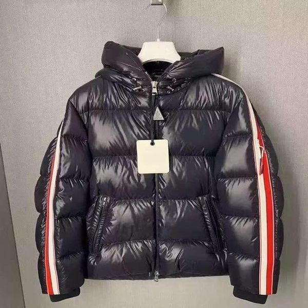 men down jacket designer puffer jackets side zip decoration winter warm coats, Black
men down jacket designer puffer jackets side zip decoration winter warm coats, Black