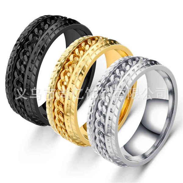 rings stainless steel ring tire chain running men's and women's titanium jewelry, Silver
rings stainless steel ring tire chain running men's and women's titanium jewelry, Silver
