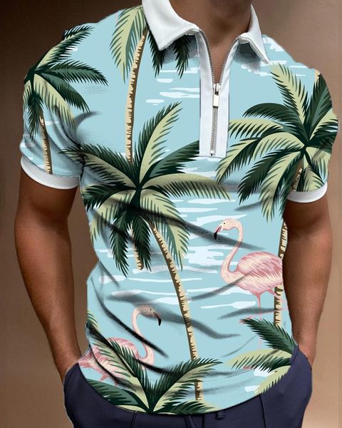 men's polos style printed lapel casual t-shirt short-sleeved pullover with zipper shirt s-5xlmen's polosmen's, White;black
men's polos style printed lapel casual t-shirt short-sleeved pullover with zipper shirt s-5xlmen's polosmen's, White;black