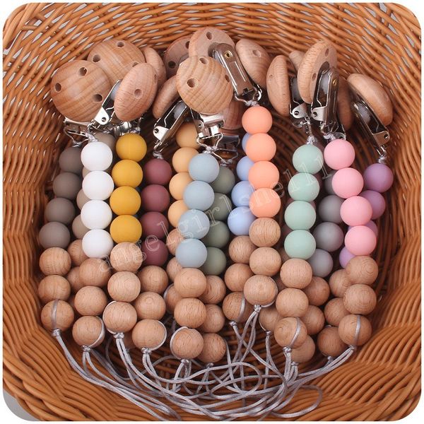 baby pacifier holders chain clips candy color silicone teething beads infant feeding newborn practice toys natural wooden accessories
baby pacifier holders chain clips candy color silicone teething beads infant feeding newborn practice toys natural wooden accessories