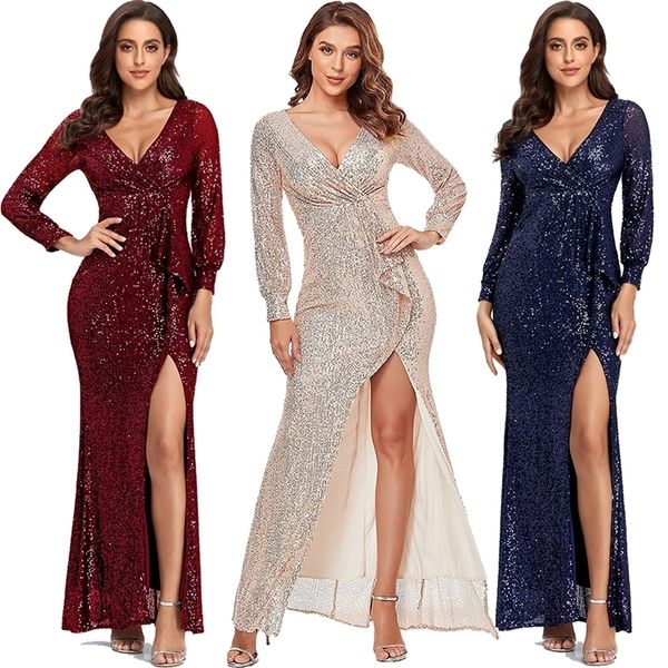 burgundy full sleeve evening dress sequinde formal vneck prom gown elegant gowns for women gold 220627, White;black
burgundy full sleeve evening dress sequinde formal vneck prom gown elegant gowns for women gold 220627, White;black