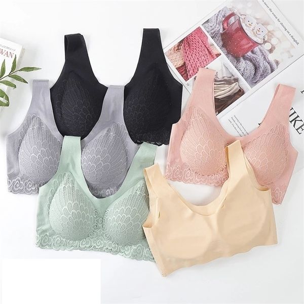 vip link plus size latex bra seamless bras for women bralette with pad vest bra 220627, Red;black
vip link plus size latex bra seamless bras for women bralette with pad vest bra 220627, Red;black