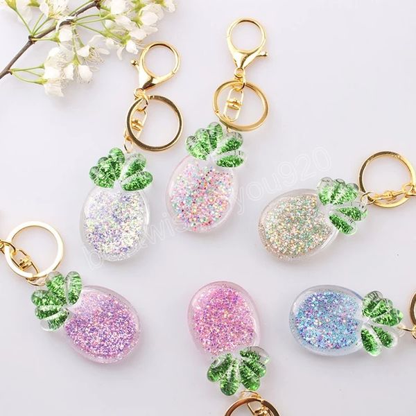 fashion glitter acrylic pineapple key ring creative pendant keychain women bag hanging pendant decorations, Slivery;golden
fashion glitter acrylic pineapple key ring creative pendant keychain women bag hanging pendant decorations, Slivery;golden