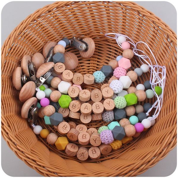 baby pacifier clips newborn silicone teething beads holder for pacifiers boy girls nipple clip chain wooden teethers toy
baby pacifier clips newborn silicone teething beads holder for pacifiers boy girls nipple clip chain wooden teethers toy