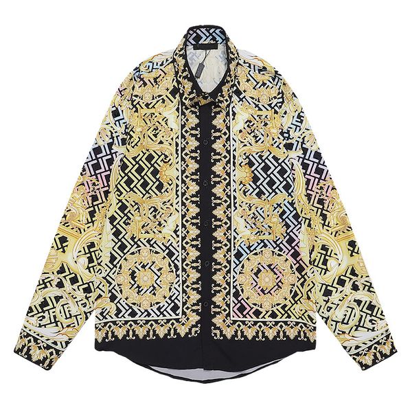 autumn winter long sleeve designer bowling shirts men fashion gold baroque letter print dress shirt man casual plus asian size -3xl dsvh, White;black
autumn winter long sleeve designer bowling shirts men fashion gold baroque letter print dress shirt man casual plus asian size -3xl dsvh, White;black