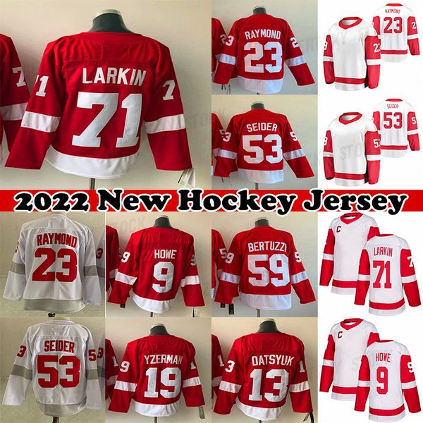 71 dylan larkin jersey 53 moritz seider 59 tyler bertuzzi 23 lucas raymond 13 pavel datsyuk 19 steve yzerman 40 zetterberg 9 gordie howe rev, Black;red
71 dylan larkin jersey 53 moritz seider 59 tyler bertuzzi 23 lucas raymond 13 pavel datsyuk 19 steve yzerman 40 zetterberg 9 gordie howe rev, Black;red