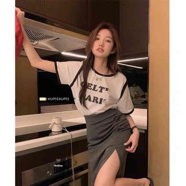 2022c factory direct sale trendy brand men's t-shirts women's 2022 c summer new letter cotton short sleeve t-shirt color round nec, White
2022c factory direct sale trendy brand men's t-shirts women's 2022 c summer new letter cotton short sleeve t-shirt color round nec, White