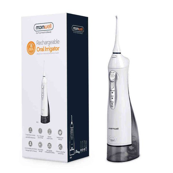 oral irrigator usb rechargeable water flosser portable dental jet 300ml tank proof teeth cleaner 3 modes 220513
oral irrigator usb rechargeable water flosser portable dental jet 300ml tank proof teeth cleaner 3 modes 220513