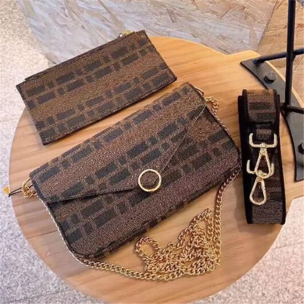new fashion shoulder crossbody bags wallet 3 set women designer chain envelope bag with purse lady handbag
new fashion shoulder crossbody bags wallet 3 set women designer chain envelope bag with purse lady handbag