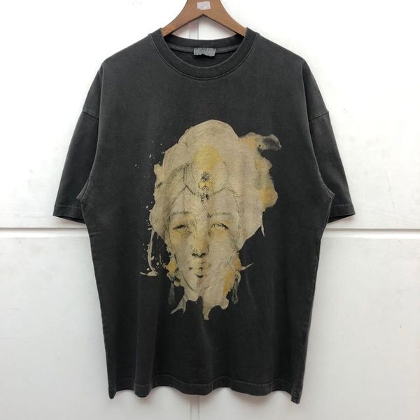 men women t shirts sketch portrait letter short-sleeved wash old retro dept os loose casual cotton t-shirts, White;black
men women t shirts sketch portrait letter short-sleeved wash old retro dept os loose casual cotton t-shirts, White;black