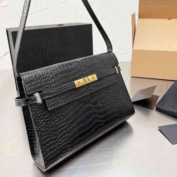 women tote croc embossed all-match satchel cluth designer bags cowhide leather crossbody handbag lady message purse 220316
women tote croc embossed all-match satchel cluth designer bags cowhide leather crossbody handbag lady message purse 220316