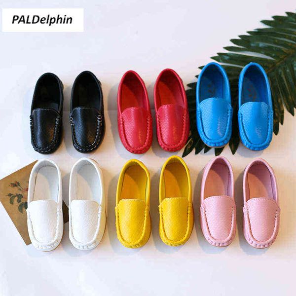 children casual shoes pu leather color korean styles boys girls soft comfortable loafers slip on kids y220510, Black;red
children casual shoes pu leather color korean styles boys girls soft comfortable loafers slip on kids y220510, Black;red