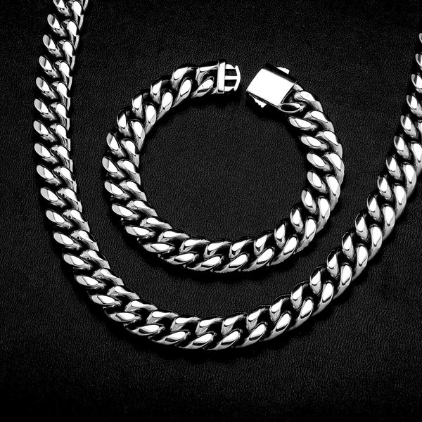 european and american fashion design ins men's hip hop jewelry necklace bracelet, Black
european and american fashion design ins men's hip hop jewelry necklace bracelet, Black