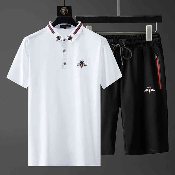 men's tracksuits little bee summer embroidery mercerized cotton short sleeve t-shirt polo shirt casual sports suit men's shorts uu, Gray
men's tracksuits little bee summer embroidery mercerized cotton short sleeve t-shirt polo shirt casual sports suit men's shorts uu, Gray